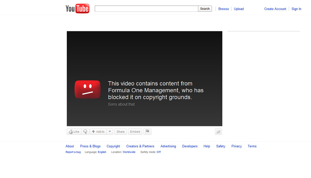 Youtube Copyright Content Removal
