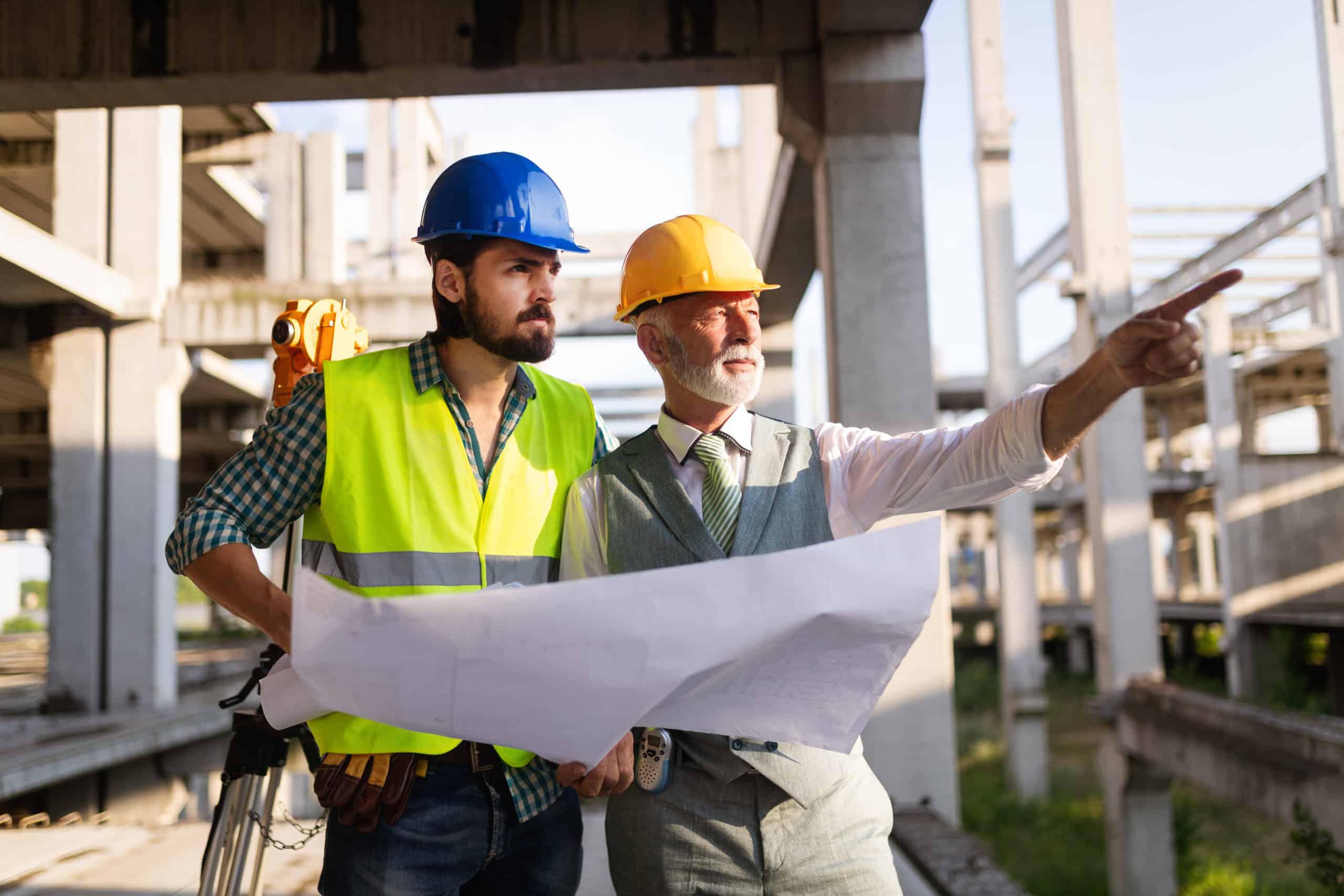 Group of construction engineer working in construction site Group of construction engineer working in construction site