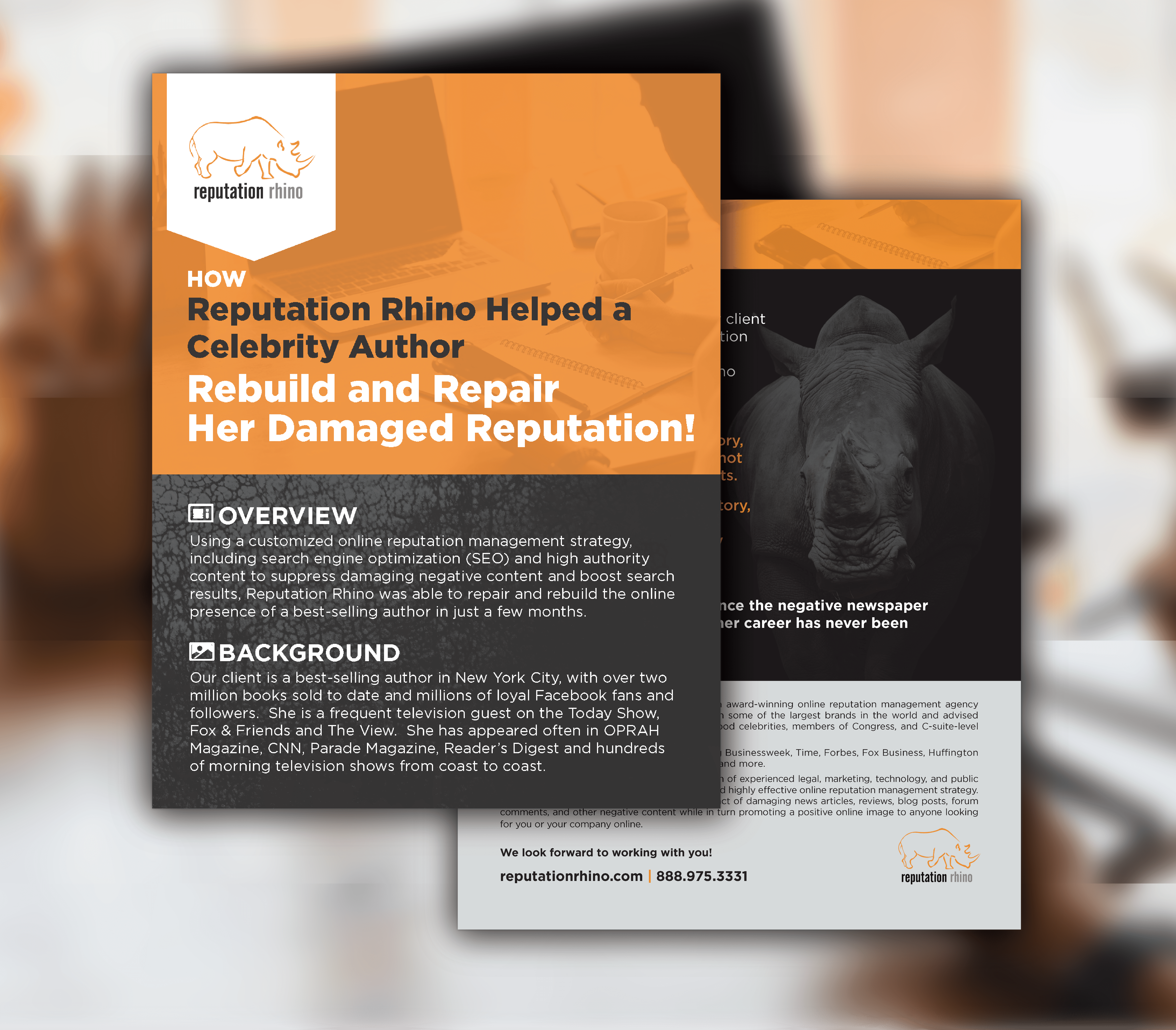 Case Study  -  Celebrity Author