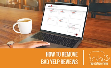 How to remove bad reviews on Yelp