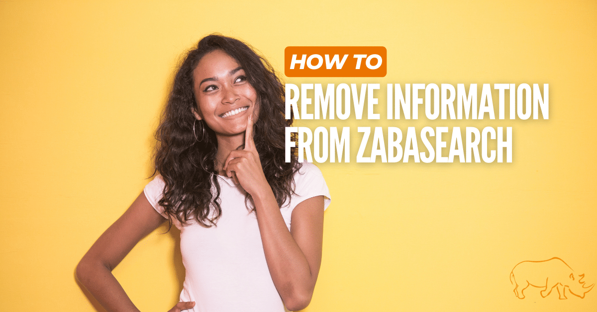 How to remove information from Zabasearch